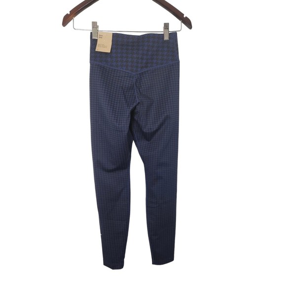 Nike Dri-FIT Women's Navy Blue 7/8  Midnight‎ Navy & Black Leggings Size XS - Picture 5 of 12